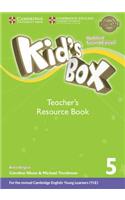 Kid's Box Level 5 Teacher's Resource Book with Online Audio British English
