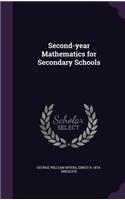 Second-year Mathematics for Secondary Schools