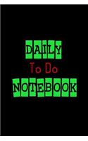 Daily To Do Notebook