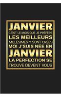 Janvier C'est Le Mois Que Je Préfère: Anniversaire Mois De Janvier Cadeau Original