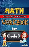 Math Workbook for Grade 3 - Addition and Subtraction Color Edition: Grade 3 Activity Book, 3rd Grade Math Practice, Math Common Core 3rd Grade - Color Edition