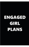 2020 Daily Planner Engaged Girl Plans Black White 388 Pages