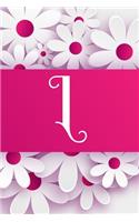 L: Monogram L Composition Notebook Writing Journal 6" x 9" 120 Pages. Journal Notebook for Note Taking, Diary, Journaling, Gratitude and Reminder for G