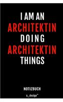 Notizbuch für Architekten / Architekt / Architektin