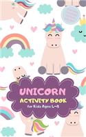 Unicorn Activity Book for Kids Ages 4-8 Stocking Stuffers Pocket Edition