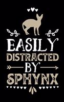 Easily Distracted By Sphynx: Personal Planner 24 month 100 page 6 x 9 Dated Calendar Notebook For 2020-2021 Academic Year