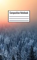 Composition Notebook: Festive Holiday Winter Christmas Notebook For Kids Teens Adults Parents Couples To Write Down Daily Journal Notes