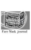 Face Mask themed Blank Journal sir Michael designer