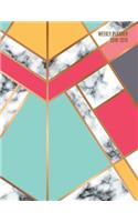 Weekly Planner 2018-2019: Marble Design - Jul 18 - Dec 19 - 18 Month Mid-Year Weekly View Planner Organizer with Motivational Quotes + To-Do Lists(Weekly View Planners)