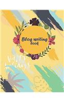 Blog writing book