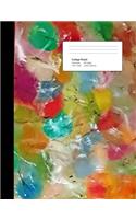 Composition Notebook: College Ruled Multi-Colored Artistic Composition Notebook, 200 Pages/100 sheet total