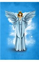 Angel: Vintage Style Fashion Illustration Soft Cover Journal, Diary, Notebook with Lined Pages