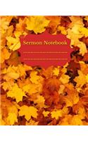 Fall Sermon Notebook