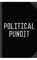 Political Pundit Vintage Journal Notebook