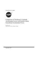 Comparison of Theodorsen's Unsteady Aerodynamic Forces with Doublet Lattice Generalized Aerodynamic Forces