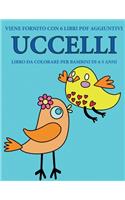 Libro da colorare per bambini di 4-5 anni (Uccelli): (Libro Da Colorare Per Bambini Di 4-5 Anni)