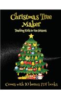 Teaching Kids to Use Scissors (Christmas Tree Maker)