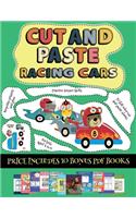 Practice Scissor Skills (Cut and paste - Racing Cars): This book comes with collection of downloadable PDF books that will help your child make an excellent start to his/her education. Books are designed(23 Practice Scissor Skills)