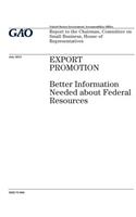 Export promotion