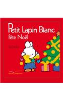 Petit Lapin Blanc Fète Noël