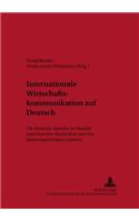 Internationale Wirtschaftskommunikation Auf Deutsch