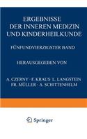 Ergebnisse Der Inneren Medizin Und Kinderheilkunde