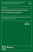 Allokation Gemeinsamer Kosten Der Strasseninfrastruktur