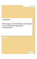 Bewertung von Länderrisiken am Beispiel von in Osteuropa engagierten Unternehmen