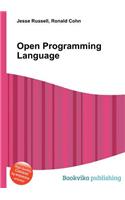 Open Programming Language