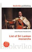 List of Sri Lankan Monarchs