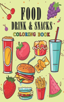 Food Drink & Snacks Coloring Book