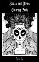 Skulls and Roses Coloring Book