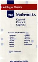 Multilingual Glsry Holt Math 2007