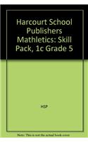 Harcourt School Publishers Mathletics: Skill Pack, 1c Grade 5