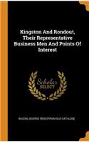 Kingston And Rondout, Their Representative Business Men And Points Of Interest