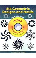 414 Geometric Designs and Motifs CD-ROM and Book