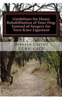 Guidelines for Home Rehabilitation of Your Dog