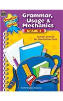 Grammar, Usage & Mechanics Grade 4: Grade 4