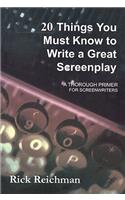 20 Things You Must Know to Write a Great Screenplay