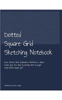 Dotted Square Grid Sketching Notebook
