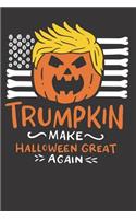 Halloween Trumpkin Patriotic Notebook Journal