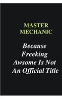 Master Mechanic Because Freeking Awsome is Not An Official Title: Writing careers journals and notebook. A way towards enhancement