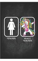 Teacher Dabbing Unicorn