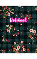 Notebook: Cute Blank Lined Journal Large 8.5 x 11 Matte Cover Design with Ruled White Paper Interior (Perfect for School Notes, Girls and Boys Diary, Kids Wri