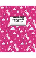 Handwriting Practice Paper Workbook