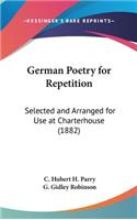 German Poetry for Repetition