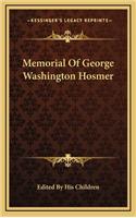 Memorial of George Washington Hosmer