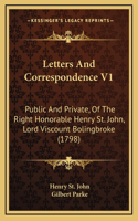 Letters And Correspondence V1