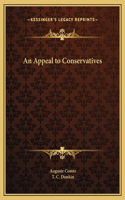An Appeal to Conservatives