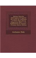 Notizie Storiche Sull'origine E Progressi Dei Lavori Di Commesso in Pietre Dure Che Si Eseguiscono Nell' I. E R. Stabilimento Di Firenze: (Italian)